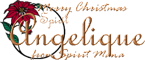 Merry Christmas Spirit Angelique!